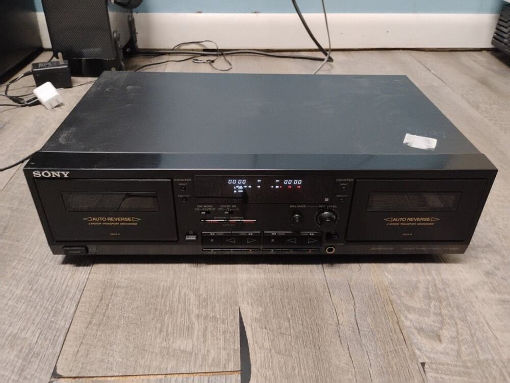 Sony TC-WR690 Dual Cassette Tape Deck Recorder Service
